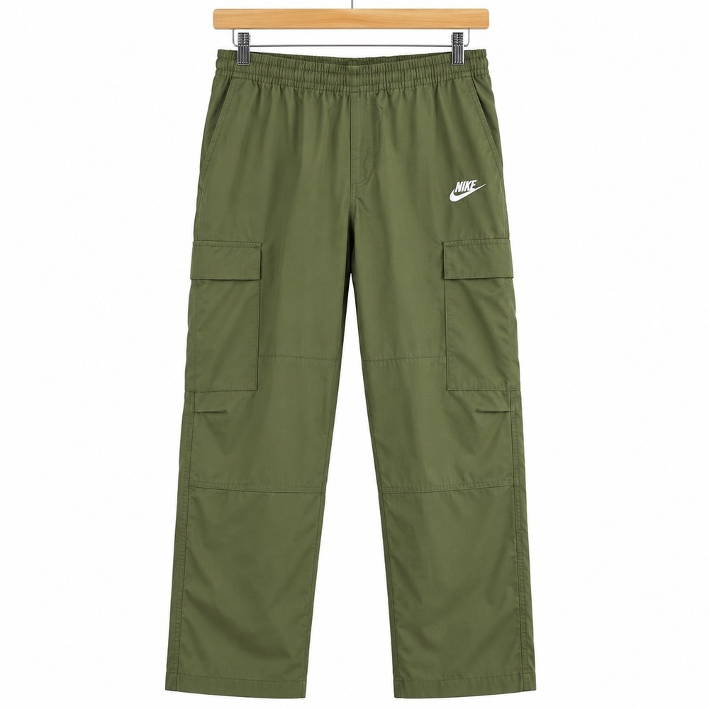 Nike Mens Sportswear Ripstop Cargo Pants Olive Green CD4692-326 Size Medium